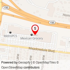 Wingstop on Meadowdale Boulevard,  Virginia - location map