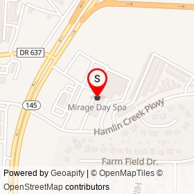 Mirage Day Spa on Hamlin Creek Parkway, Chester Virginia - location map