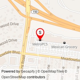 MetroPCS on Meadowdale Boulevard,  Virginia - location map