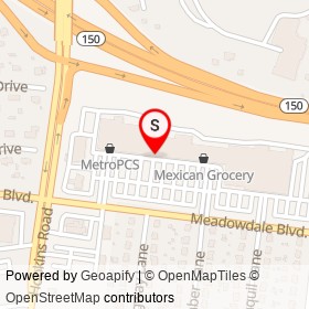 Pino's Pizza on Meadowdale Boulevard,  Virginia - location map