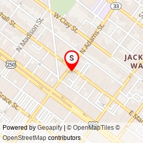 Saison on West Marshall Street, Richmond Virginia - location map