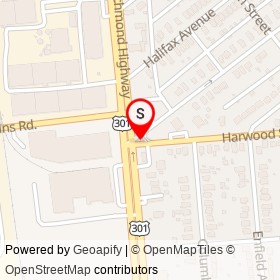Elliott Grays Marker-Jefferson Davis Highway on Ingram Avenue, Richmond Virginia - location map