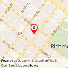 Tom Kirkland Opticians on North 8th Street, Richmond Virginia - location map