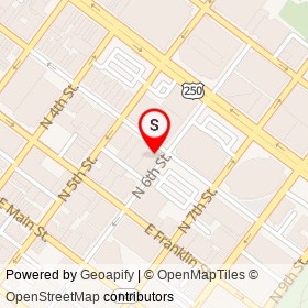 Maya Tequileria & Ceviche Bar on East Grace Street, Richmond Virginia - location map