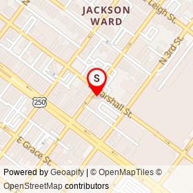 Shakoor's Merchandise on North 2nd Street, Richmond Virginia - location map