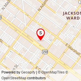 Edit: An Art Gallery for Good on East Broad Street, Richmond Virginia - location map