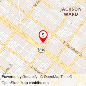 Someday on East Broad Street, Richmond Virginia - location map