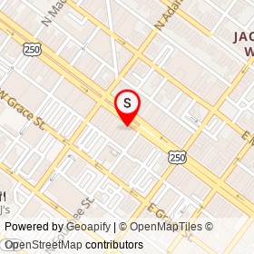 68 Home on West Broad Street, Richmond Virginia - location map