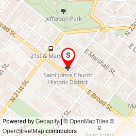 Saint Johns Church Historic District on , Richmond Virginia - location map
