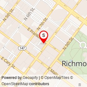 MEND Massage Therapy on East Franklin Street, Richmond Virginia - location map