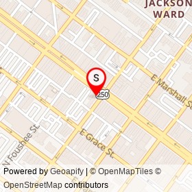 Check City on East Broad Street, Richmond Virginia - location map