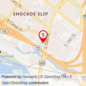 Southern Railway Taphouse on South 14th Street, Richmond Virginia - location map