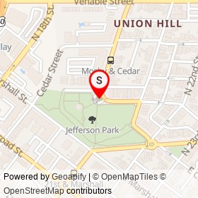 Union Hill on , Richmond Virginia - location map