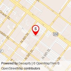 Wong Gonzalez on East Grace Street, Richmond Virginia - location map