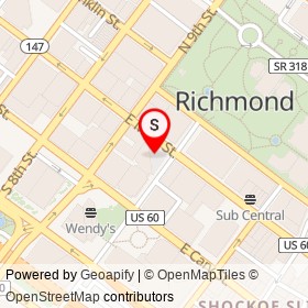No Name Provided on East Main Street, Richmond Virginia - location map