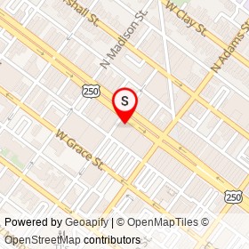 Bar Solita on West Broad Street, Richmond Virginia - location map