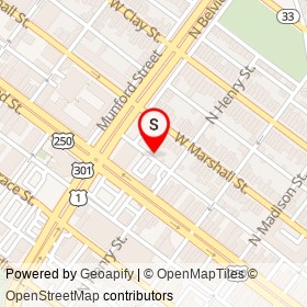 Soak 'em Auto Center on North Henry Street, Richmond Virginia - location map