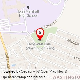 Roy West Park (Washington Park) on , Richmond Virginia - location map