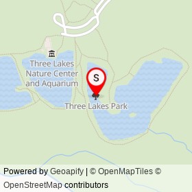 Three Lakes Park on ,  Virginia - location map