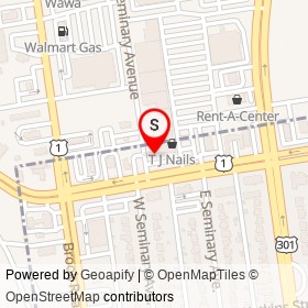 Knockout Pizza & Subs on West Seminary Avenue, Richmond Virginia - location map