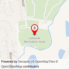 Lakeside Recreation Area on , Lakeside Virginia - location map
