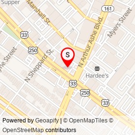 7-Eleven on West Broad Street, Richmond Virginia - location map