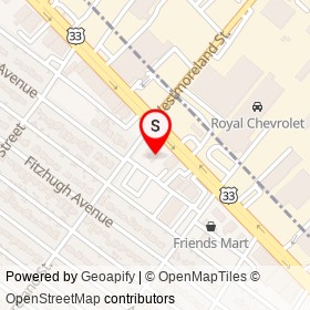 U-Haul on West Broad Street, Richmond Virginia - location map