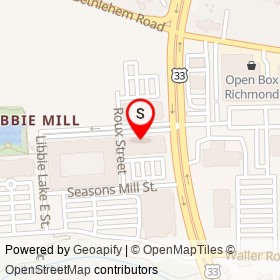 Shagbark on Libbie Mill East Boulevard, Lakeside Virginia - location map
