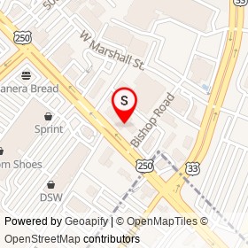 Firestone on West Broad Street, Lakeside Virginia - location map