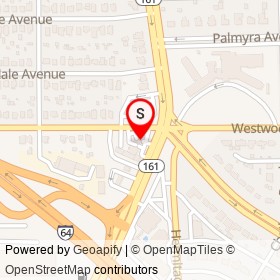 BP on North Arthur Ashe Boulevard, Richmond Virginia - location map