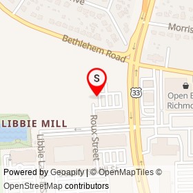Libbie Mill Charger on Roux Street, Lakeside Virginia - location map