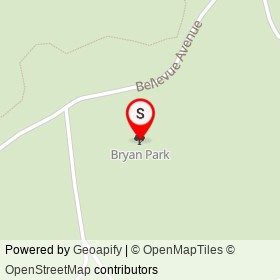 Bryan Park on , Lakeside Virginia - location map