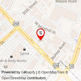 Sherwin-Williams on West Broad Street, Lakeside Virginia - location map