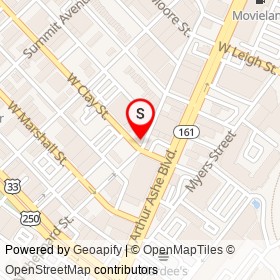 RVA Tailors on West Clay Street, Richmond Virginia - location map