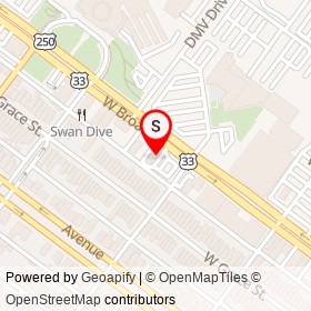 Arby's on West Broad Street, Richmond Virginia - location map