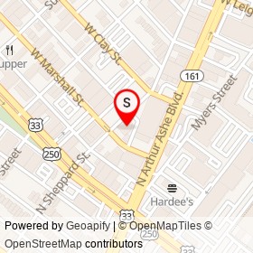 Koontz Paint & Body Works Inc. on North Sheppard Street, Richmond Virginia - location map