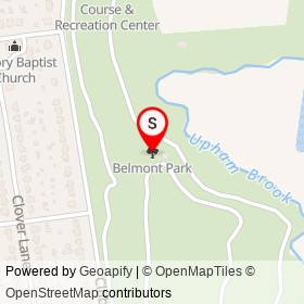 Belmont Park on , Lakeside Virginia - location map