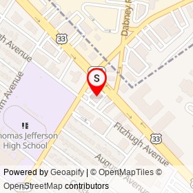 Exxon on West Broad Street, Richmond Virginia - location map