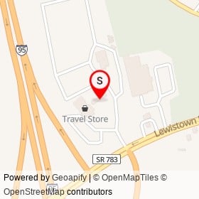 Shell on Travel Centers of America - Richmond,  Virginia - location map