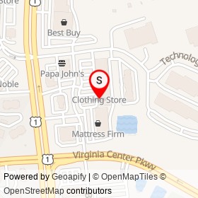 Shiba Shack on Technology Park Drive, Glen Allen Virginia - location map