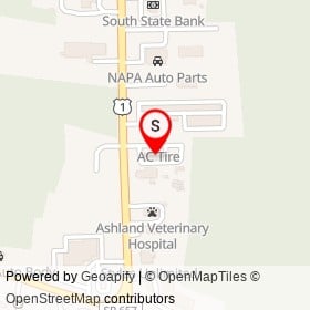 No Name Provided on South Washington Highway, Ashland Virginia - location map