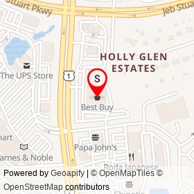 Best Buy on Brook Road, Glen Allen Virginia - location map