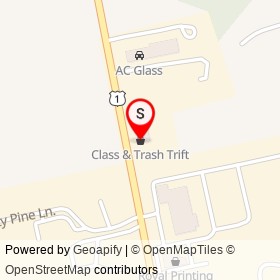 Class & Trash Trift on Washington Highway,  Virginia - location map