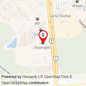 Bojangles' on Green Top Center Road,  Virginia - location map