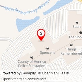 JCPenney on Brook Road, Glen Allen Virginia - location map