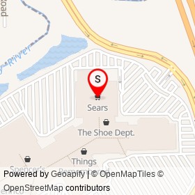 Sears on Brook Road, Glen Allen Virginia - location map