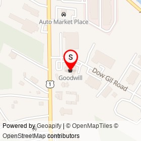Goodwill on Dow Gil Road, Ashland Virginia - location map