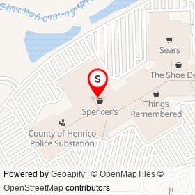 Luxury Nails and Spa on Brook Road, Glen Allen Virginia - location map