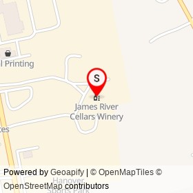 James River Cellars Winery on Washington Highway,  Virginia - location map
