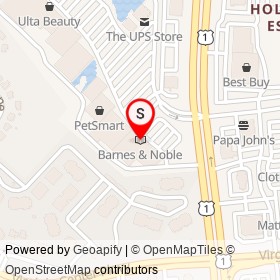 Barnes & Noble on Ashford Park Drive, Glen Allen Virginia - location map